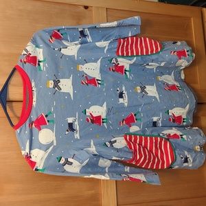 EUC Mini Boden Snowman Tunic Dress 9-10